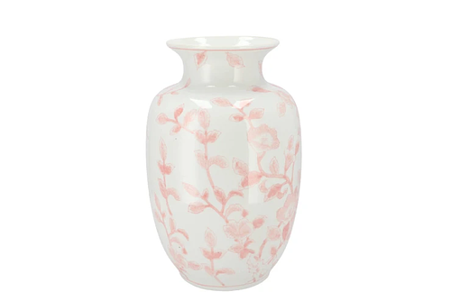 Hailey pink porcelain vase